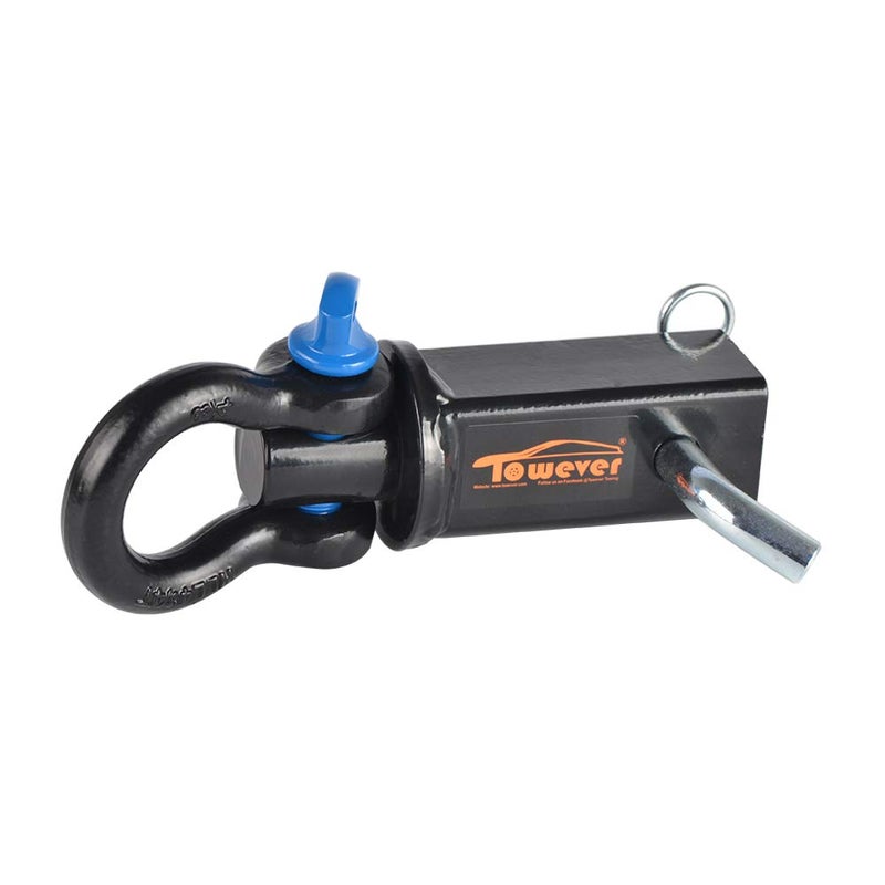 Towever 83710 Towever Shackle Hitch Receiver 2 inch, Hitch Shackle Heavy Duty with 3/4'' D Ring Shackle, d Ring Recovery Hitch Compatible with Trucks Jeeps - Image 5